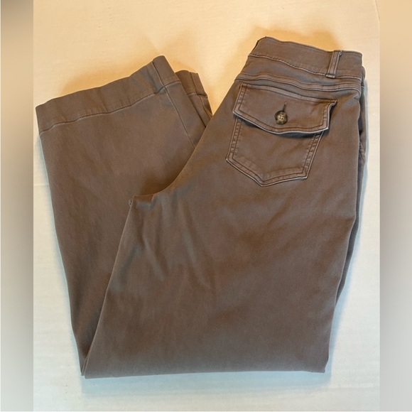 SPANX STRETCH TWILL CROPPED WIDE LEG PANT 💋 - Picture 6 of 12